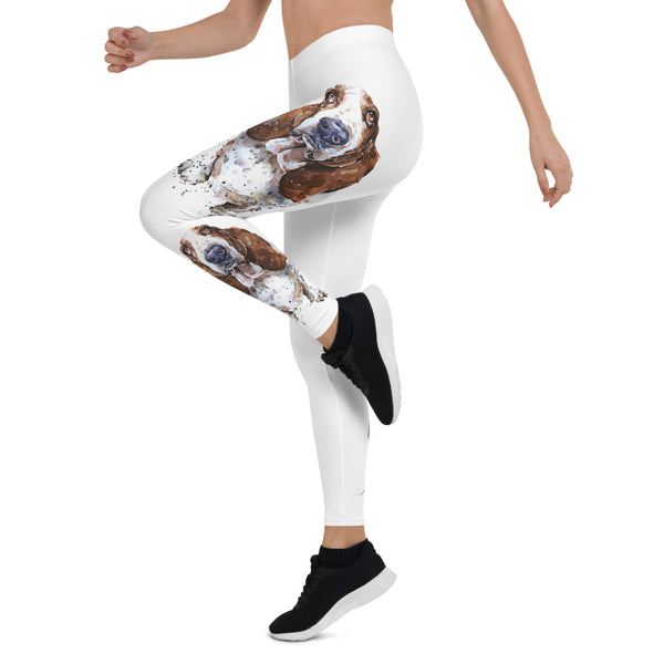 "Basset Hound (Version 3)" - Female Leggings