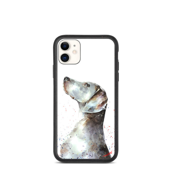 "Weimaraner: Regal" - Biodegradable iPhone Case