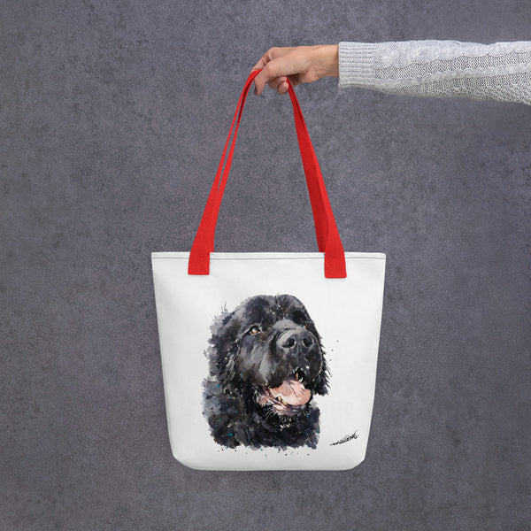"Newfoundland Dog" - Tote Bag