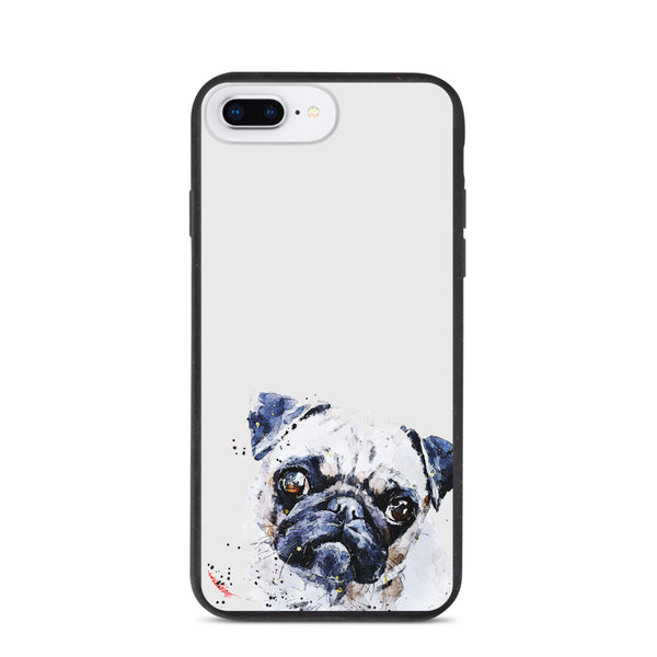 "Pug (Version 3)" - Biodegradable iPhone Case