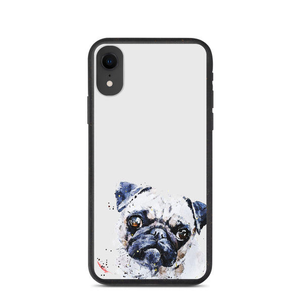 "Pug (Version 3)" - Biodegradable iPhone Case