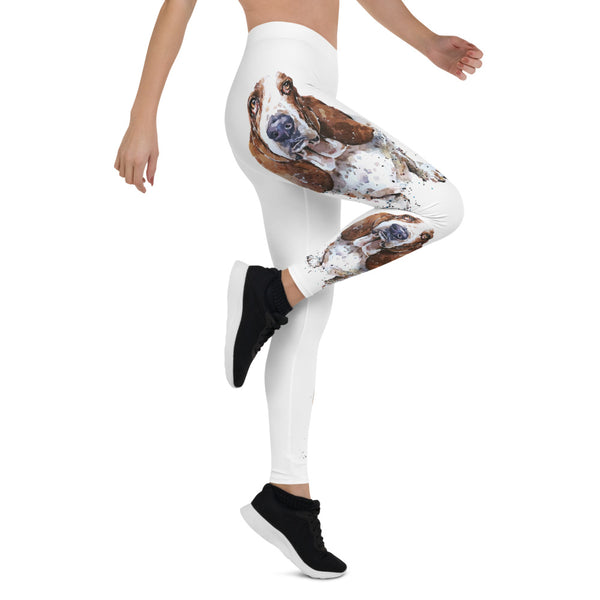 "Basset Hound (Version 3)" - Female Leggings