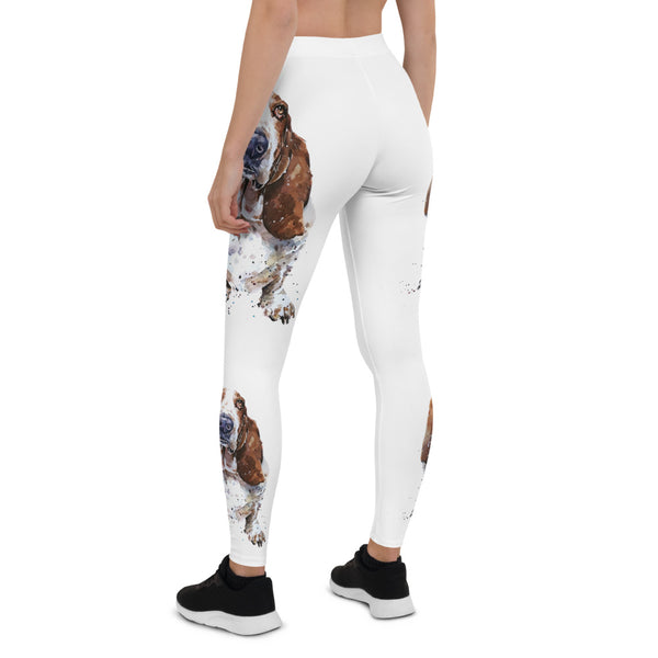 "Basset Hound (Version 3)" - Female Leggings