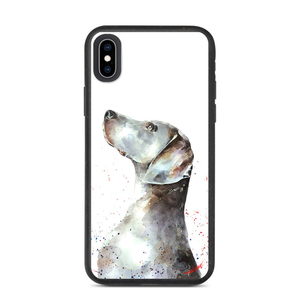 "Weimaraner: Regal" - Biodegradable iPhone Case
