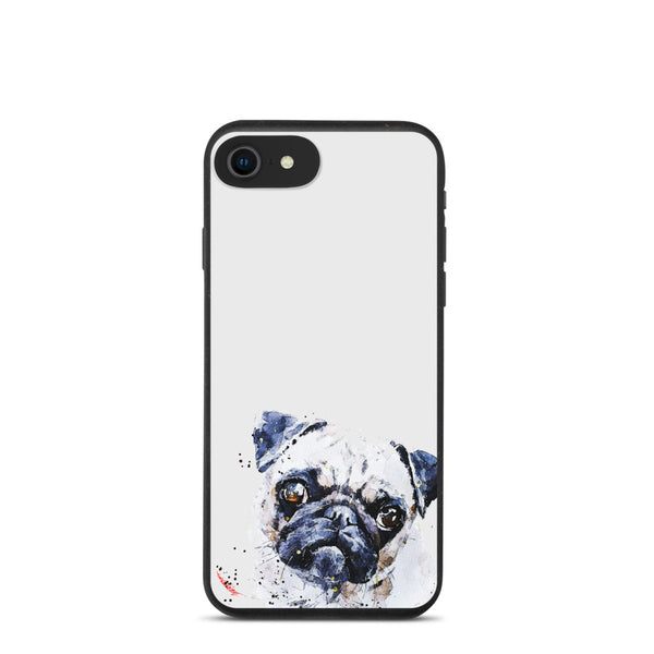 "Pug (Version 3)" - Biodegradable iPhone Case