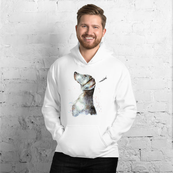 "Weimaraner: Regal" - Unisex Heavy Blend Gildan Hoodie