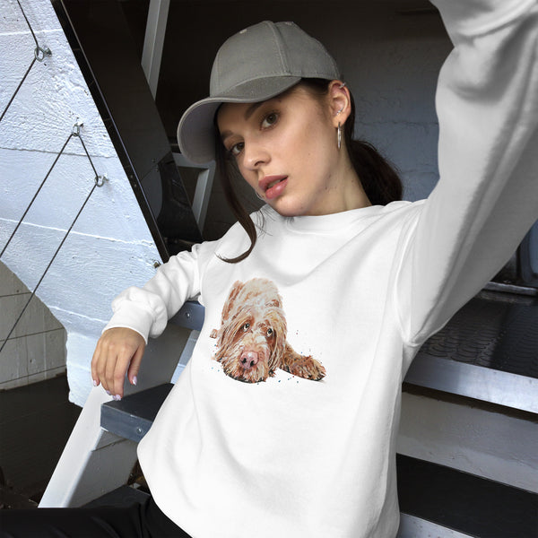 Wirehaired Vizsla Unisex Crew Neck Sweatshirt | Gildan 18000