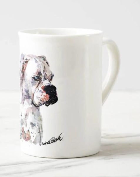 White German Boxer Windsor fine bone china Mug 10 oz