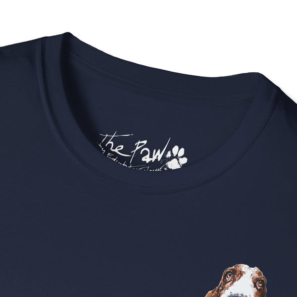 Basset Hound Watercolour by Edswatercolours Unisex Softstyle T-Shirt