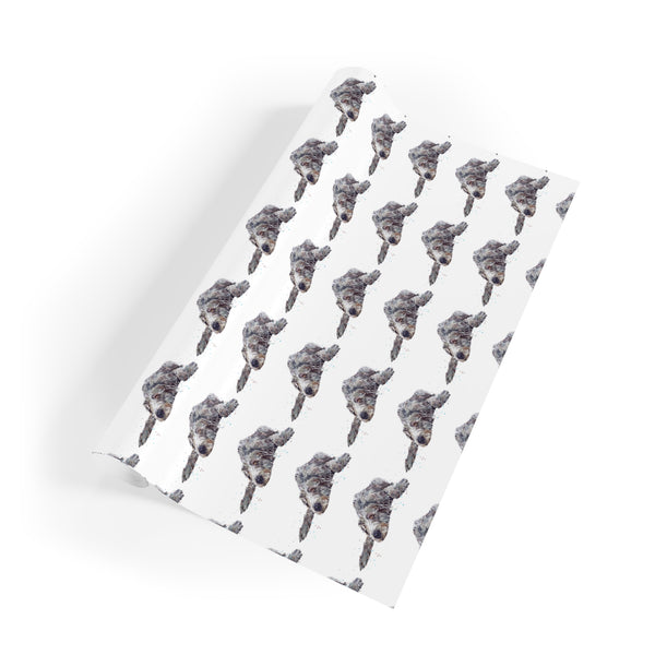 Irish Wolfhound Wrapping Paper Roll | Dog Lover Gift Wrap | Eco-Friendly Recyclable Wrapping Paper | Custom Printed Gift Wrap
