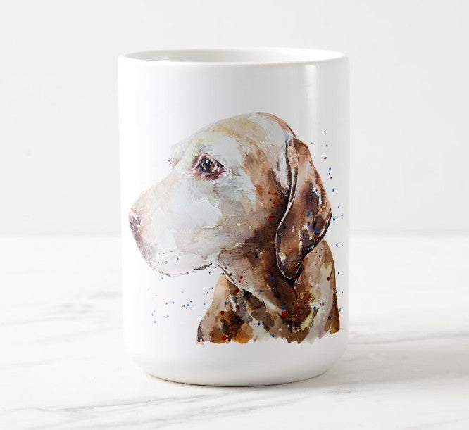 Lili Vizsla Ceramic Mug 15oz | Dog Lover Gift | Edswatercolours