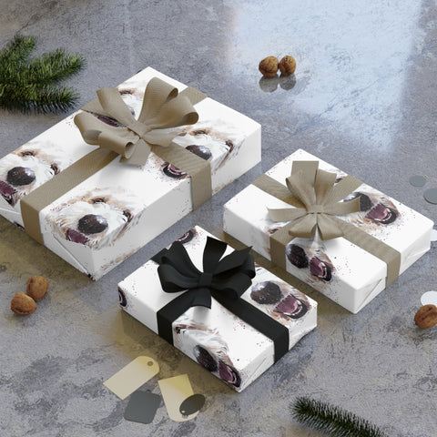 Goldendoodle Wrapping Paper Roll | Dog Lover Gift Wrap | Eco-Friendly Recyclable Wrapping Paper | Custom Printed Gift Wrap