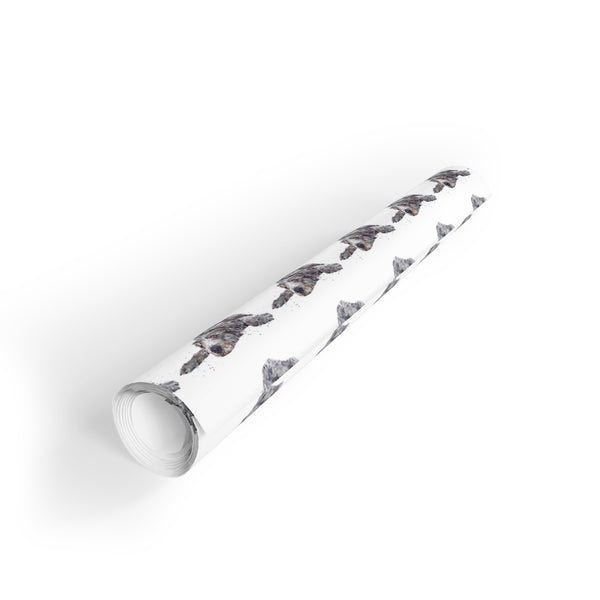 Irish Wolfhound Wrapping Paper Roll | Dog Lover Gift Wrap | Eco-Friendly Recyclable Wrapping Paper | Custom Printed Gift Wrap
