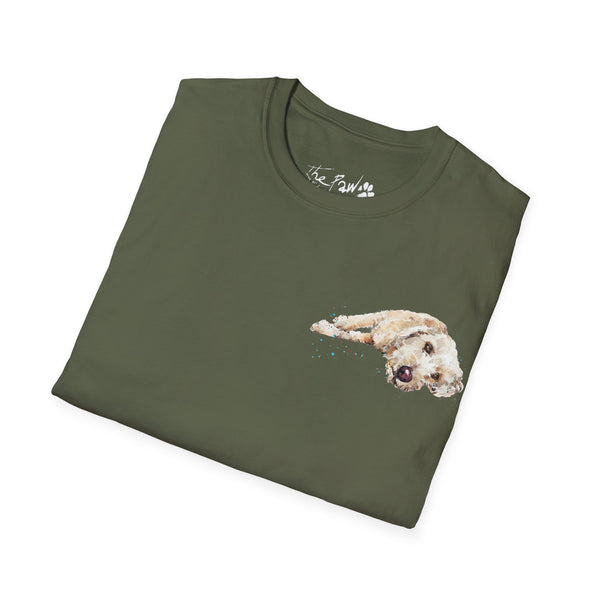 Labradoodle Watercolour by Edswatercolours Unisex Softstyle T-Shirt