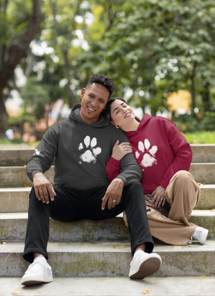 The Dog Paw II Unisex Heavy Blend Hoodie | Gildan 18500