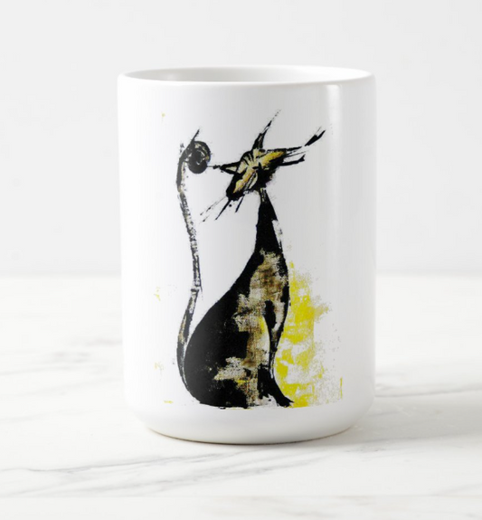 Top Cat Fine Bone China/Ceramic Kitten Mug | Cat Lover Gifts | Edswatercolours