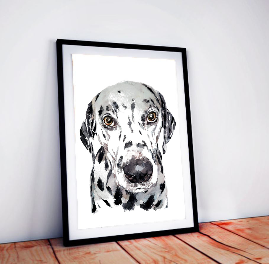Dalmatian | Dog Art Print | Edswatercolours