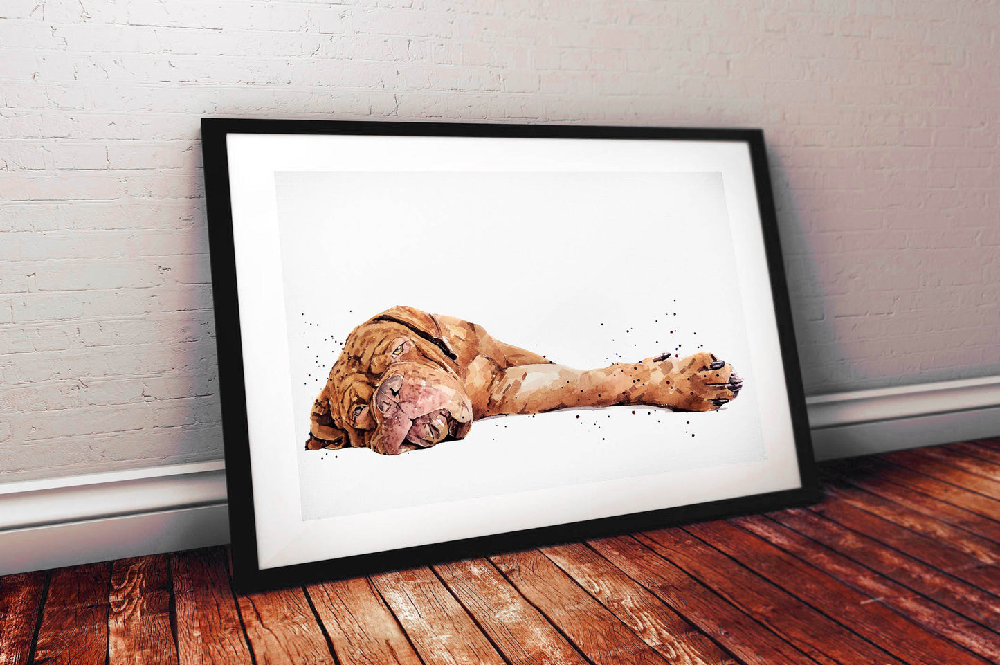 Dogue de Bordeaux II | Dog Art Print | Edswatercolours (Copy)