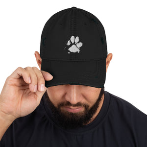 Distressed Dog Walker Hat - embroidered Dad Hat | Dog Paw Hat, Dog Paw dad Hat,gift for dog lover