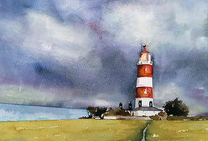 Happisburgh Lighthouse - Original Watercolour Art