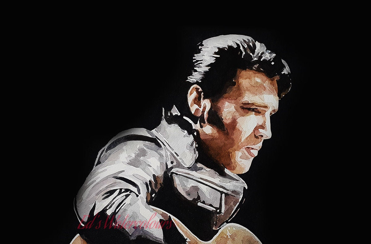 Elvis Presley - Print Watercolour