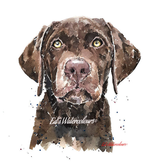 Labradorable  "  Print Watercolour. Labrador art, Labrador watercolor print, Labrador puppy art, Labrador wall art