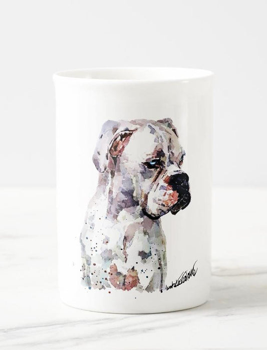 Boxer Windsor Fine Bone China Mug 10oz | Dog Lover Gift | Edswatercolours