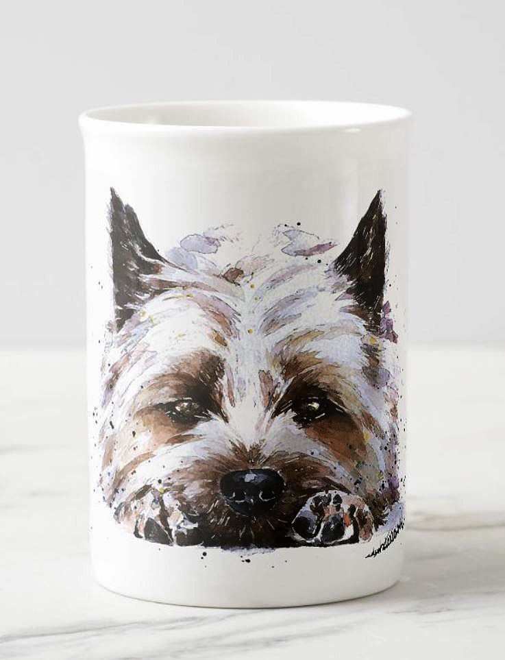 Cairn Terrier Windsor Fine Bone China Mug 10oz | Dog Lover Gift | Edswatercolours