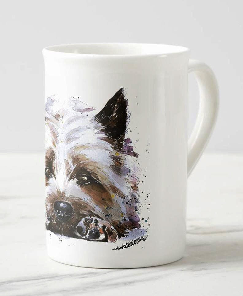 Cairn Terrier Windsor Fine Bone China Mug 10oz | Dog Lover Gift | Edswatercolours
