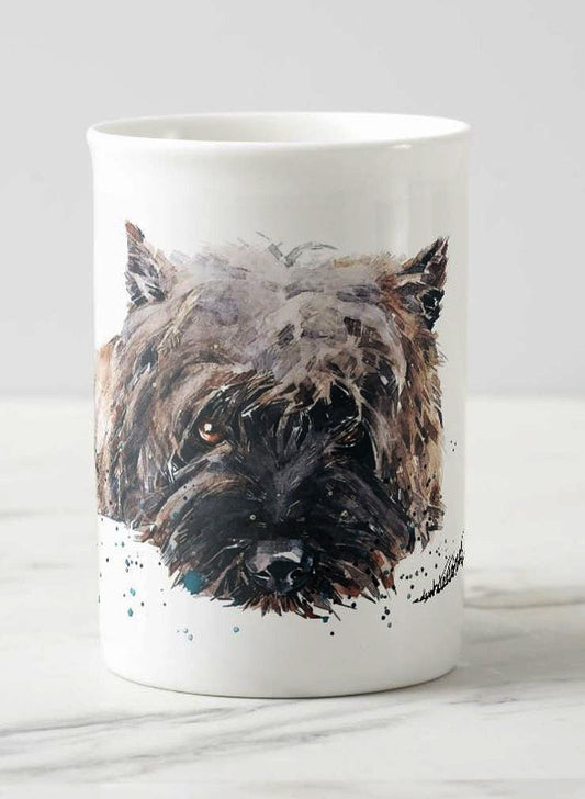 Cairn Terrier II Windsor Fine Bone China Mug 10oz | Dog Lover Gift | Edswatercolours
