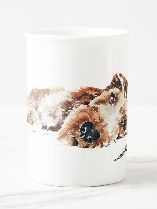 Irish Terrier I Windsor Fine Bone China Mug 10oz | Dog Lover Gift | Edswatercolours