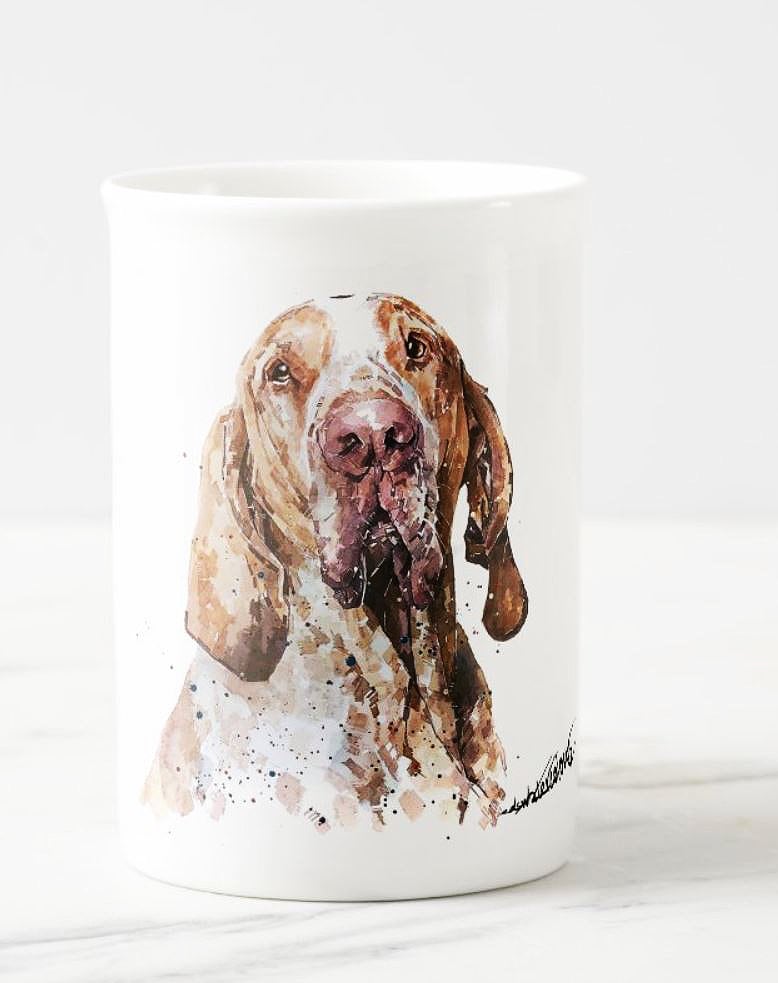 Bracco Italiano Windsor Fine Bone China Mug 10oz | Dog Lover Gift | Edswatercolours