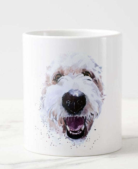 Goldendoodle Ceramic Mug 15oz | Dog Lover Gift | Edswatercolours