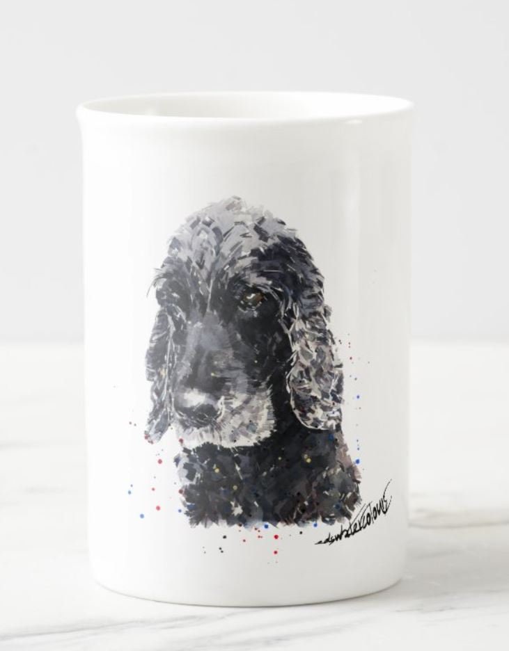 Black Cocker Spaniel Windsor Fine Bone China Mug 10oz | Dog Lover Gift | Edswatercolours