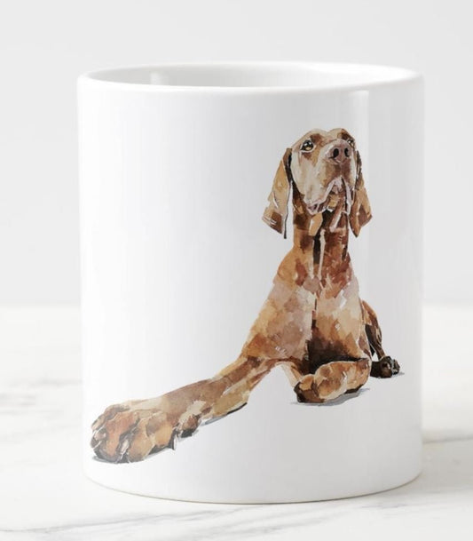 Vizsla Version IV Ceramic Mug 15oz | Dog Lover Gift | Edswatercolours