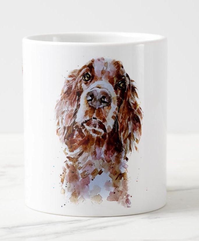 Red Setter Version III Ceramic Mug 15oz | Dog Lover Gift | Edswatercolours