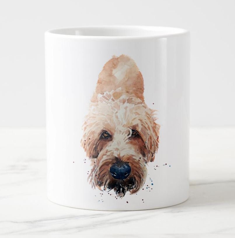 Irish Terrier Version IV Ceramic Mug 15oz | Dog Lover Gift | Edswatercolours