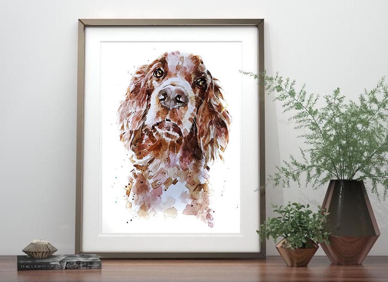 Red Setter" Print Watercolour. Irish Setter Watercolour,Irish Setter print,Irish Setter art,Red Setter print,Red Setter art,Red Setter decor