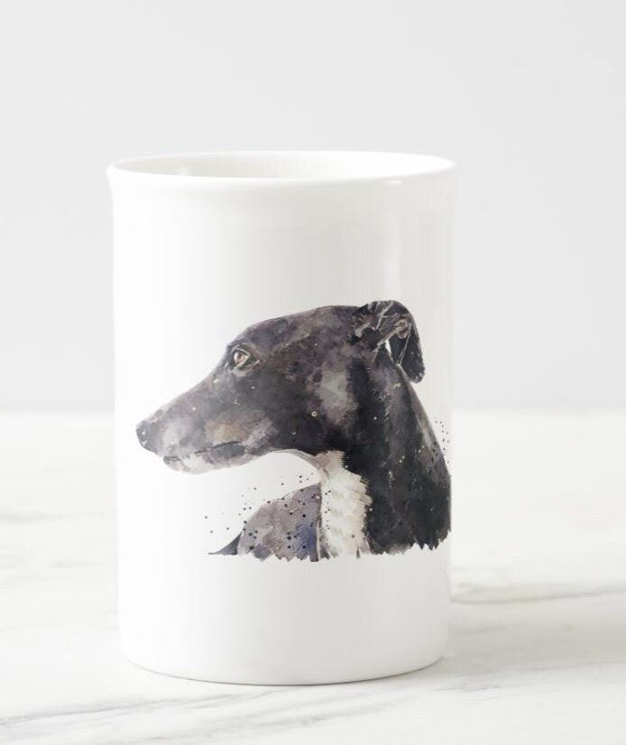 Whippet Windsor Fine Bone China Mug 10oz | Dog Lover Gift | Edswatercolours
