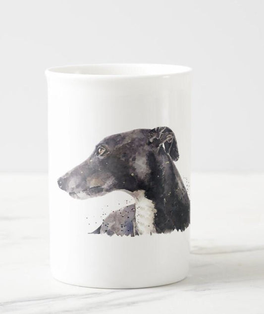 Whippet Windsor Fine Bone China Mug 10oz | Dog Lover Gift | Edswatercolours