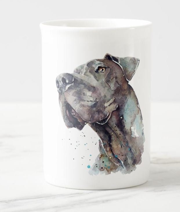 Great Dane Windsor Fine Bone China Mug 10oz | Dog Lover Gift | Edswatercolours
