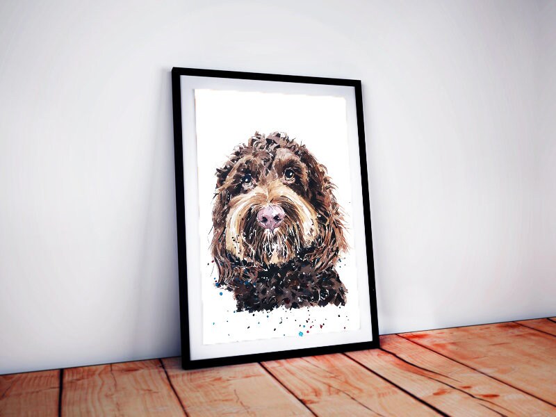 Cockapoo II | Original Watercolour | Dog Lover Gift | Edswatercolours