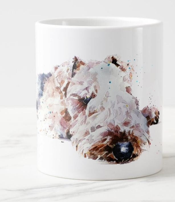 Lakeland Terrier Ceramic Mug 15oz | Dog Lover Gift | Edswatercolours