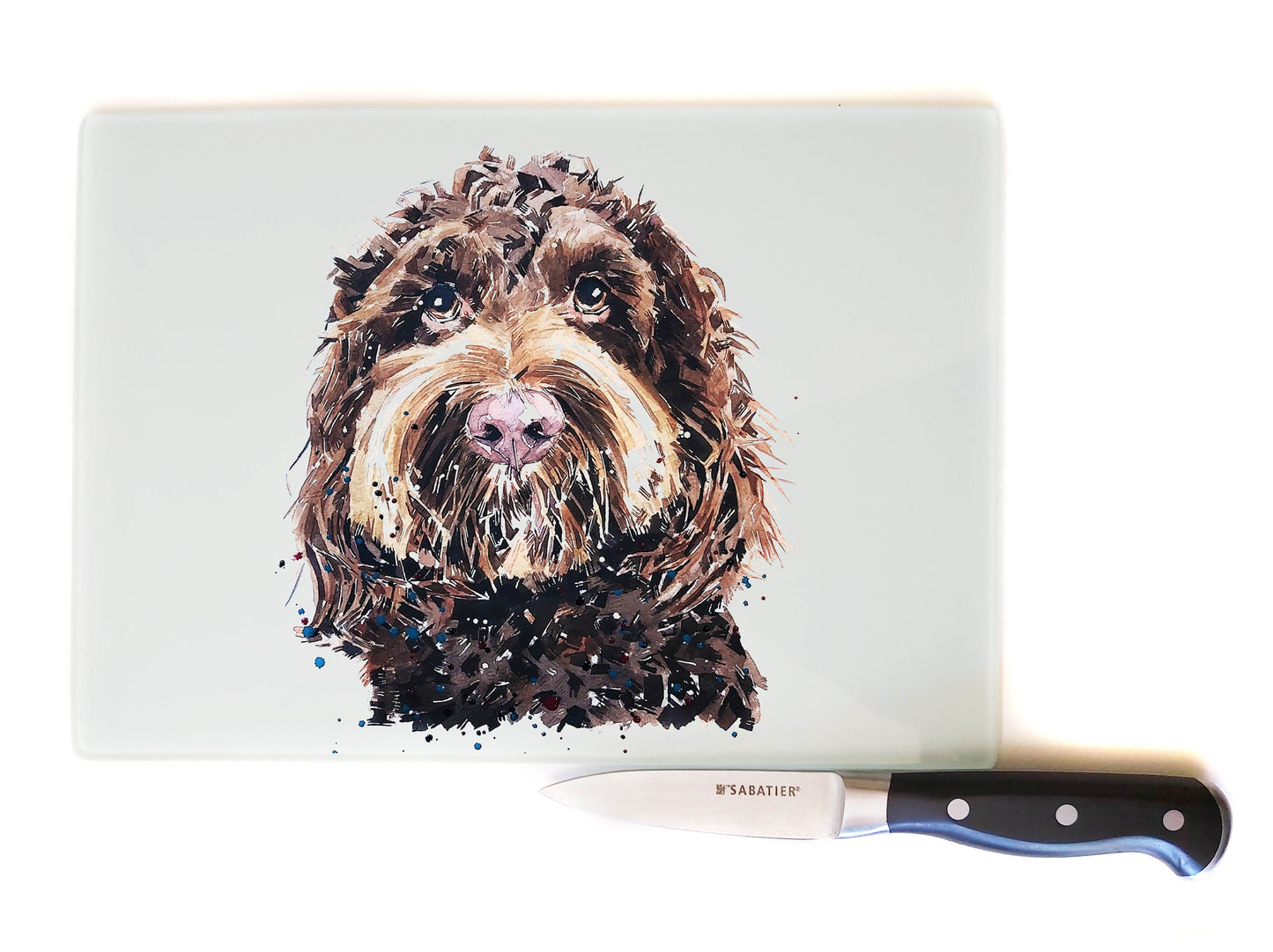 Cockapoo Chopping Board | Dog Gift | EdsWatercolours