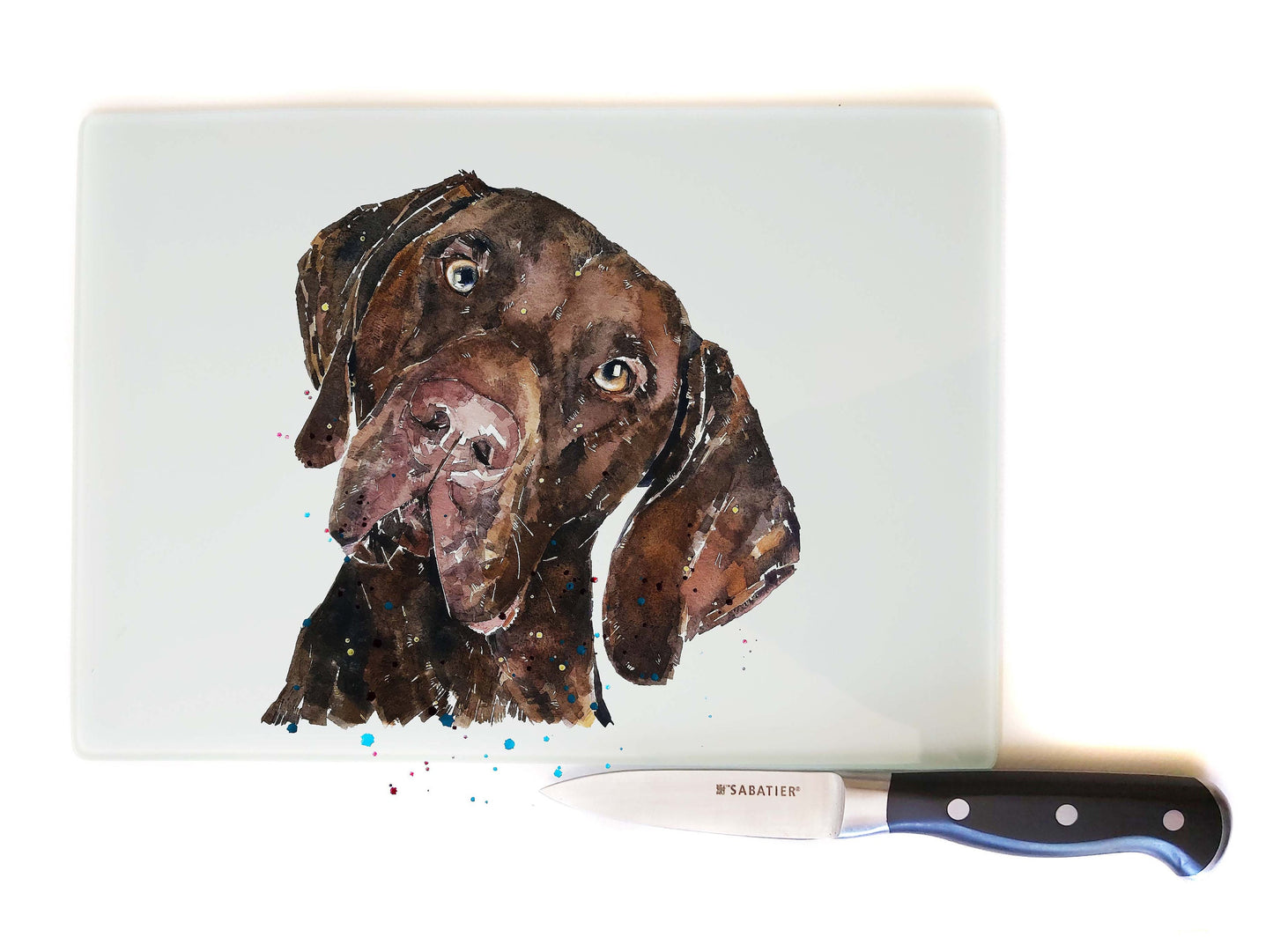 German Shorthaired Pointer Chopping Board | Dog Gift | EdsWatercolours