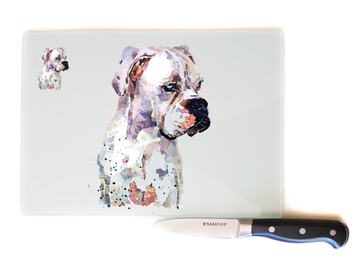 German Boxer Chopping Board | Dog Gift | EdsWatercolours