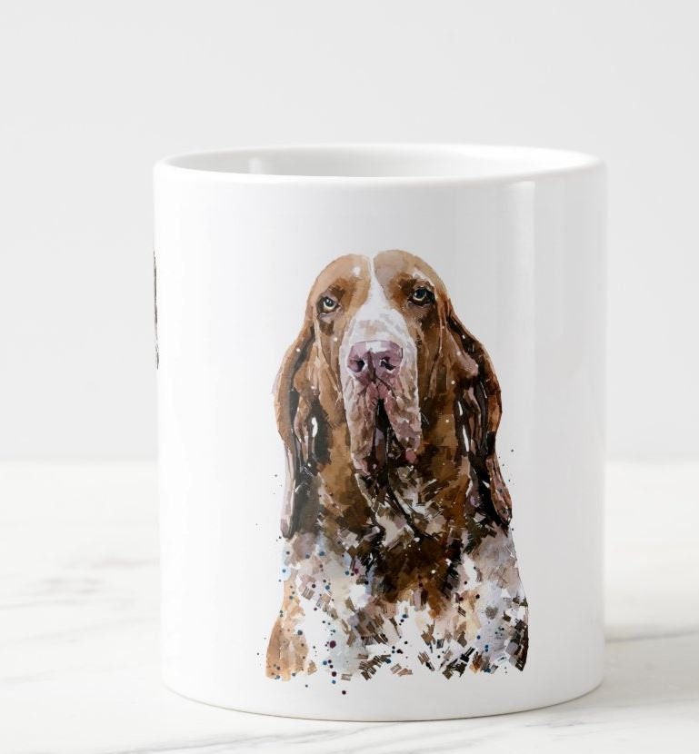 Bracco Italiano Ceramic Mug 15oz | Dog Lover Gift | Edswatercolours