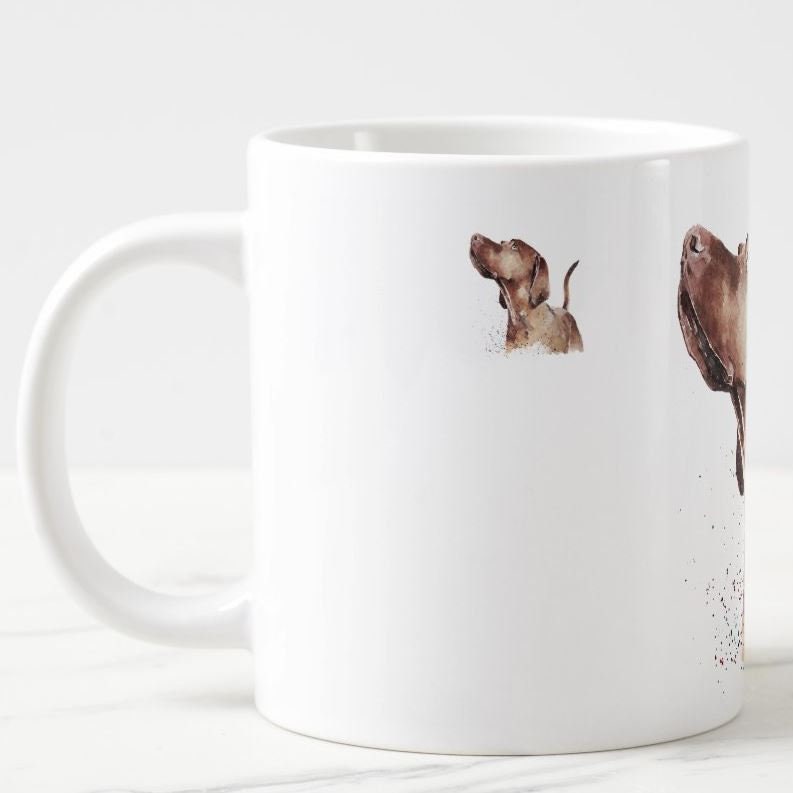 Vizsla Version V Ceramic Mug 15oz | Dog Lover Gift | Edswatercolours