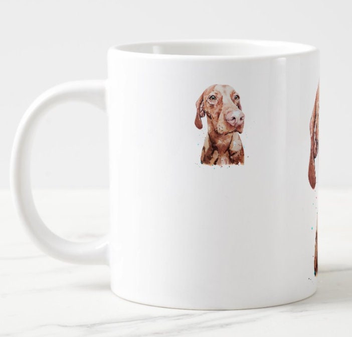 Vizsla Version II Ceramic Mug 15oz | Dog Lover Gift | Edswatercolours