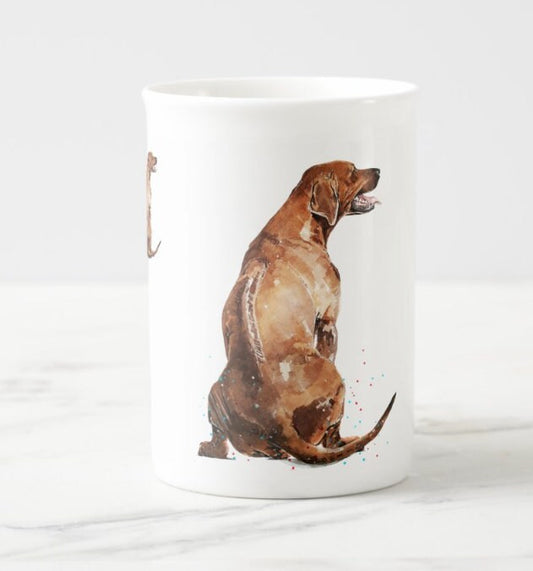Rhodesian Ridgeback Windsor Fine Bone China Mug 10oz | Dog Lover Gift | Edswatercolours